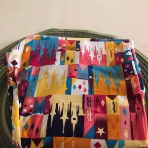Disney Lularoe Castles TC leggings exc condition